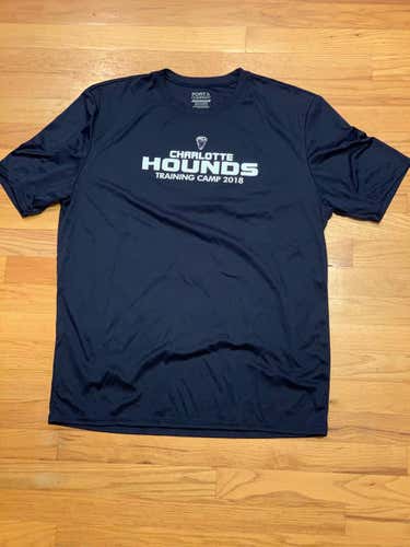 Charlotte Hounds Training Camp 2018 Shooting Shirt Navy RARE