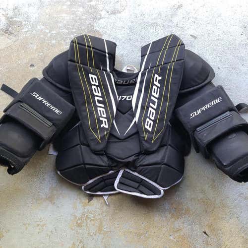 Small Supreme S170 Goalie Chest and Arm Protector Goalie Chest Protector Senior