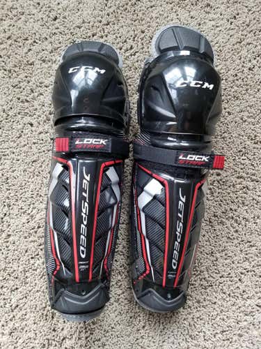 New without tags CCM JetSpeed FT390 Shin Pads Junior 11"