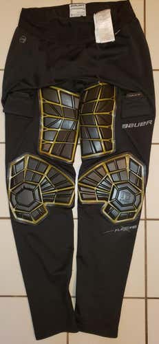 BAUER ELITE PADDED GOALIE BASE LAYER PANTS