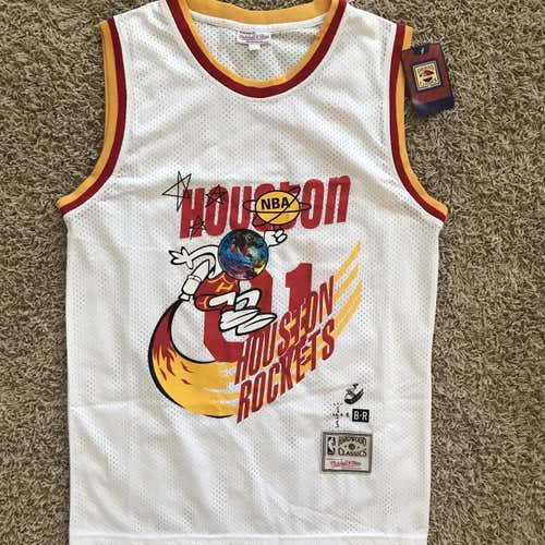 Travis Scott Houston Jersey red and white