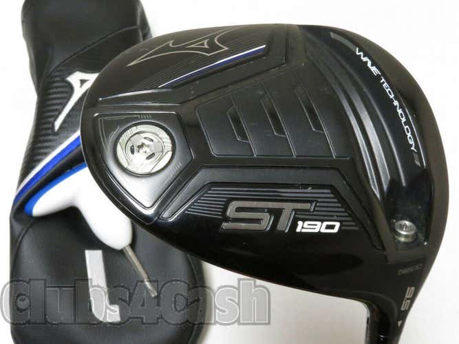 Mizuno ST190 Driver 9.5* Fujikura ATMOS Blue 6 Stiff Flex +Cover ..  #36885