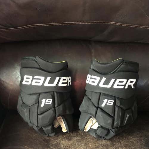 Bauer Supreme 1S Gloves Senior Pro Stock Black 14