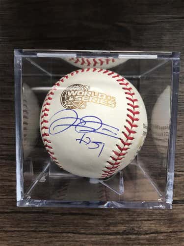 Luis Vizcaino Authenticated Autographed 2005 WS Champions Baseball