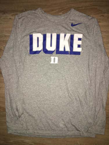 (Medium) New Nike Duke Blue Devils Dri-FIT Long Sleeve Shirt