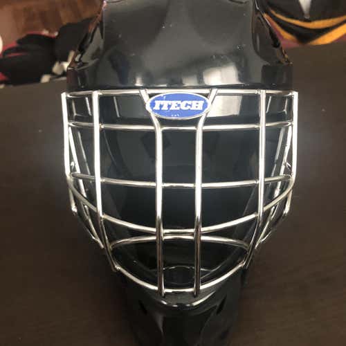 Itech 2500 Goalie Mask Junior Black