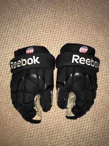 ECHL Reebok 11K Gloves Senior Pro Stock