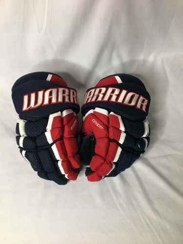 Used Red White Blue Warrior Covert QRL3 Gloves Senior Pro Stock - 14” - G6001