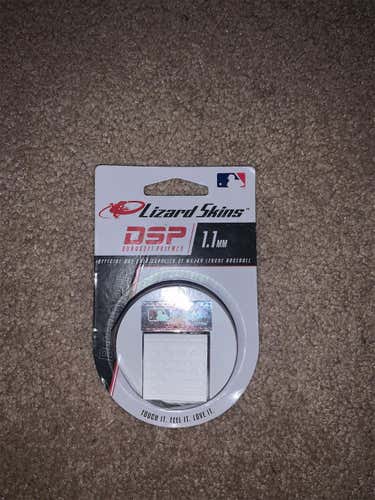 New White 1.1 Mm Lizard Skin Bat Tape