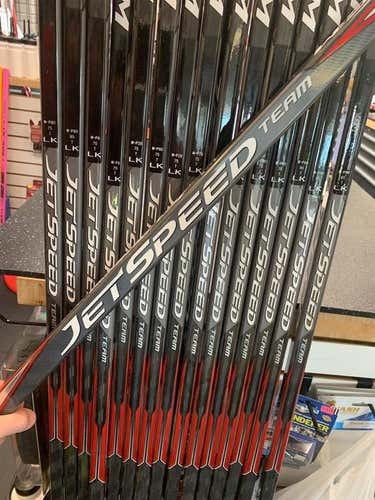 New CCM Jetspeed FT2 Team Pro Stock Stick Left handed 75 flex 4 different curves available