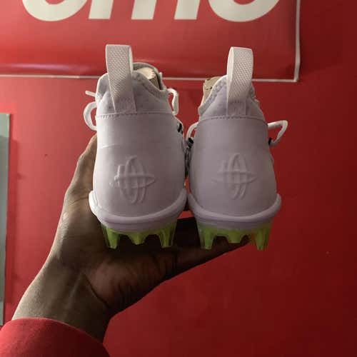 Nike Huarache 6 Cleats (white/volt)