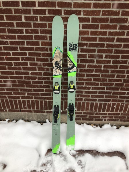 2016 Line Sick Day Skis-179cm- W/ Salomon Bindings -STH2 STR 13 2016-