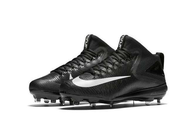 NEW Nike Mike Trout 3 Metal Baseball Cleats Mid Black Size 13
