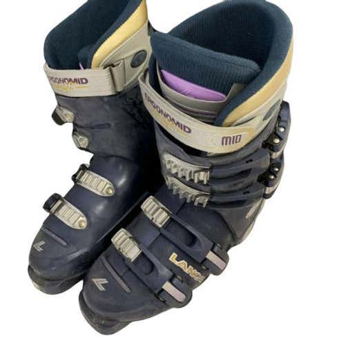 Lange Anthea Mid 5.6 Ergonomid Concept Size 25.5 Women's Ski Boots Nice!