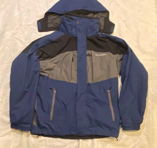 Men's Medium Columbia 3 In 1 Interchange Ski Jacket Coat Adult