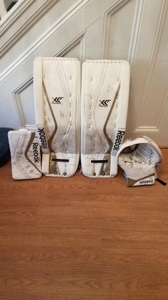 34"+2 Fleury pro-stock Reebok Premier XLT Pro Goalie Full Set Regular Senior Pro Stock
