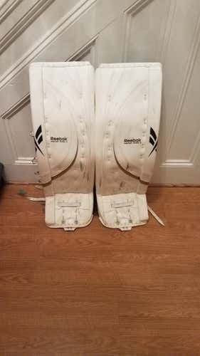 34" Reebok Premier Series III Goalie Leg Pads Senior Pro Stock
