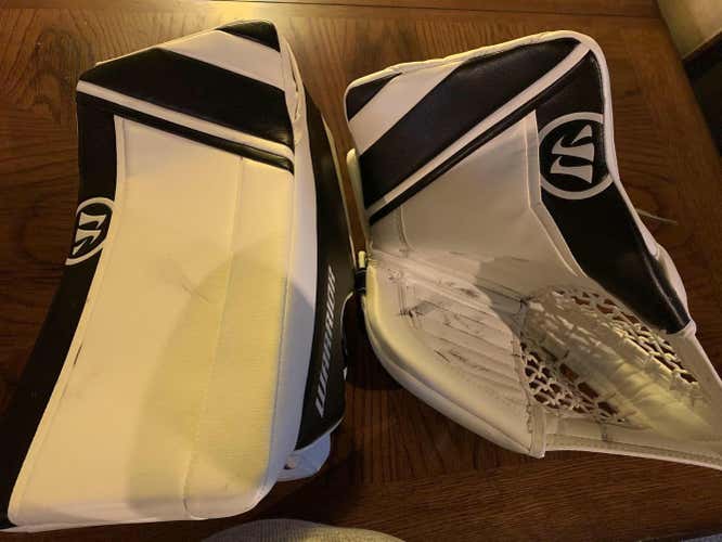 Warrior Ritual GT Goalie Gloves & Blockers Regular Senior