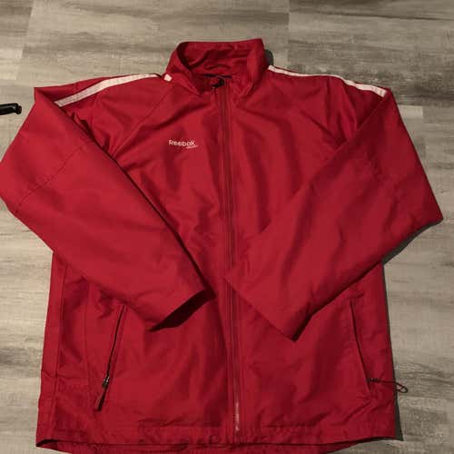 Red Reebok BLANK Team Jacket- XL