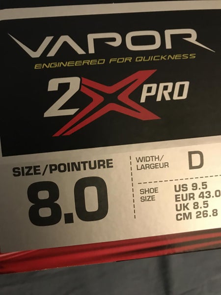 New Bauer 2X Pro Hockey Skates Senior Size 8