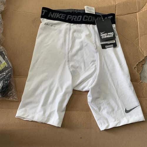 2 pack - Brand New | Nike Pro Combat Compression Shorts | Adult Small | White