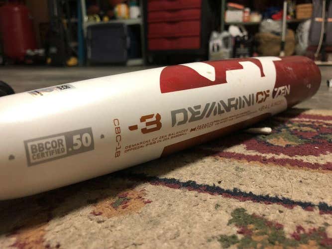 DEMARINI CF ZEN BALANCED 33 30 CBC-18 BBCOR BASEBALL BAT EXCELLENT CONDITION