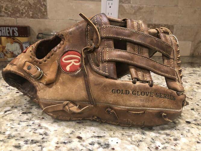RARE VINTAGE RAWLINGS HEART OF THE HIDE HORWEEN USA RHT FIRST BASEMAN GLOVE