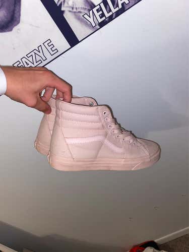 Vans Sk8-Hi Size 8.5 Monochrome Pink