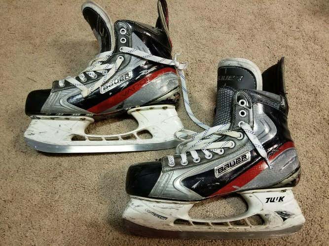 TAGS Bauer Vapor APX Size 10 DA Penguins Game Used Worn NHL Pro Stock Skates