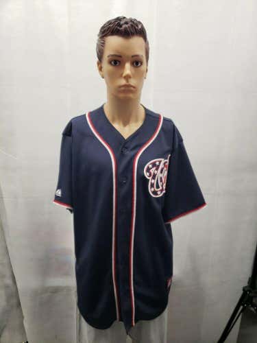 Majestic XL Stephen Strasburg Washington Nationals Stars And Stripes Jersey MLB