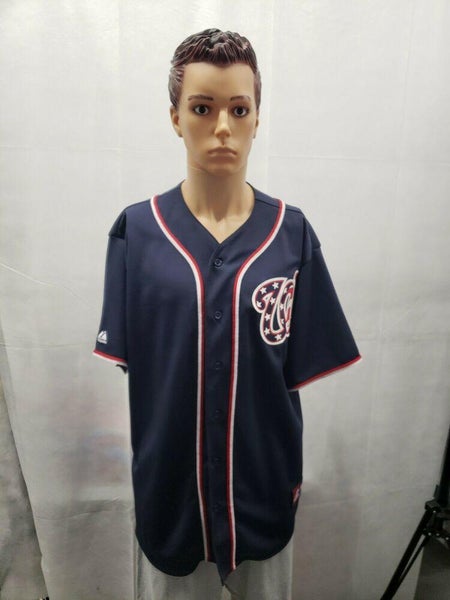 Majestic XL Stephen Strasburg Washington Nationals Stars And Stripes Jersey MLB