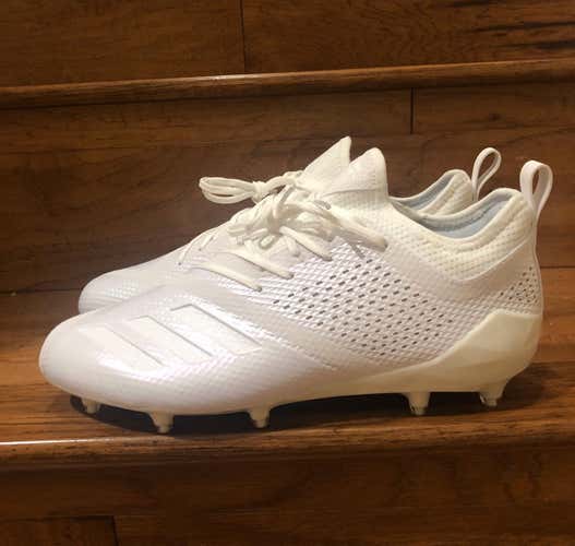 Adidas adiZERO 5-Star 7.0 White Low Football Cleats - CQ0316 - Men’s Sz 11.5