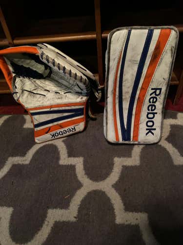 Reebok 18K Goalie Gloves & Blockers Regular Senior