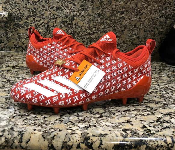 Adidas Adizero 5 Star 7.0 Football Cleats Adimoji Red 100 DB0890 Men’s Size 10