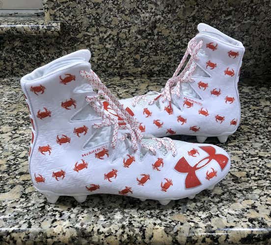 Under Armour Highlight Critter Pack MC Crabs Lacrosse Cleats sz 13 ClutchFit