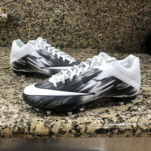 Nike Vapor Speed 2 Lacrosse Cleats 856507-100 Men's Size 10 Football