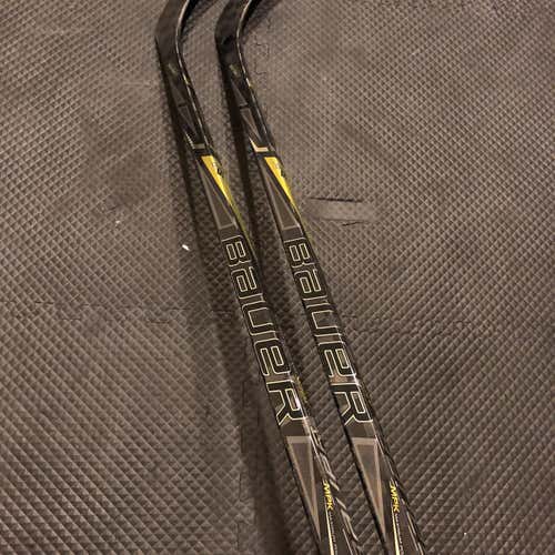2 Pack Supreme 1S Hockey Sticks Lefty Toe Senior