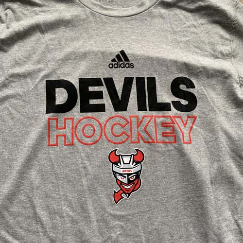 *NEW* AHL Binghamton Devils Gray Locker Room Shirt