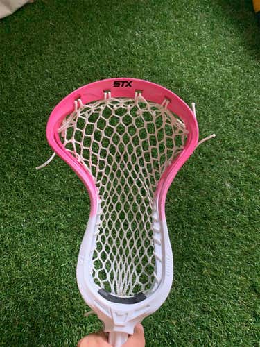 Duel 2 with Pink Fade dye strung with 4