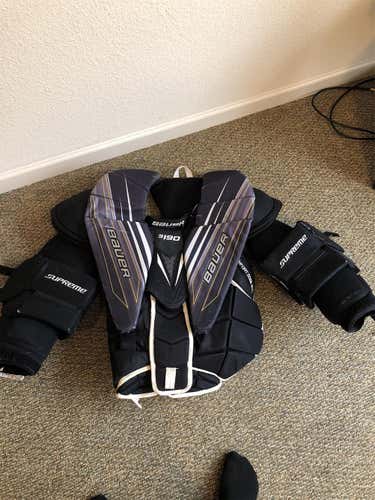 Large Supreme S190 Chest and Arm Protector Goalie Chest Protector Senior