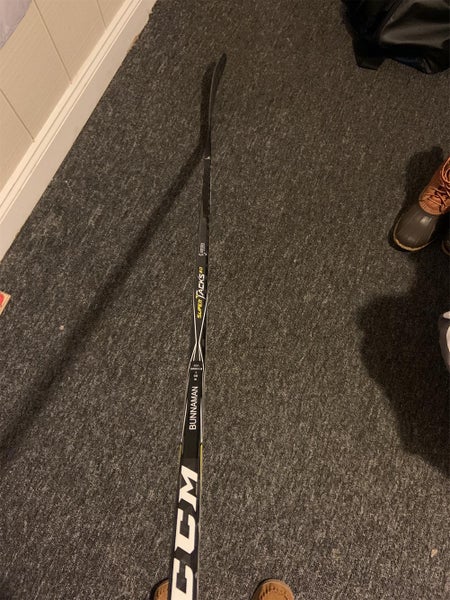 New Super Tacks 2.0 Hockey Stick Lefty Toe Senior Pro Stock