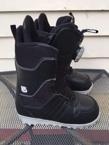 Mens Adult Size 8 Burton Jet Phantom Snowboard Boots With Speed Dial Lacing