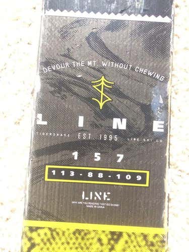 151 - 160 cm 2016 Line Tigersnake Skis