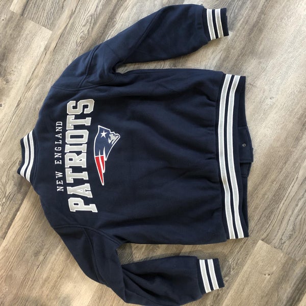 NFL Large New England Patriots Pullover Windbreaker Rain Jacket Excellent  NWT