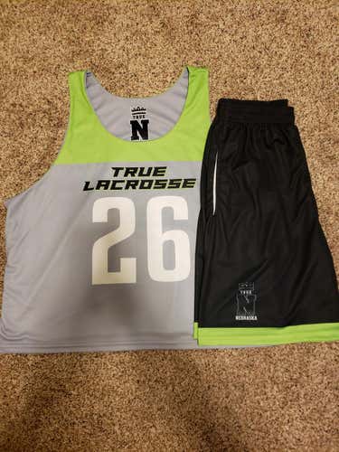 Brand New True Lacrosse Nebraska Uniform #26