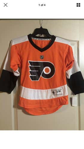 Philadelphia Flyers Youth Kids Hockey Jersey Small/Medium NHL