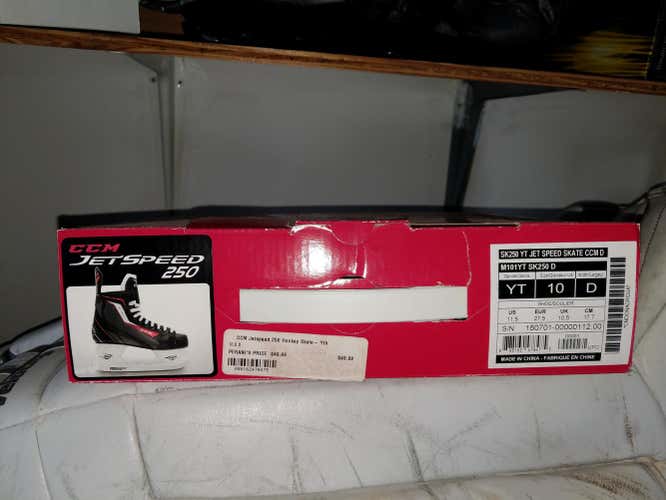 CCM JetSpeed 250 Hockey Skates Youth Size 10