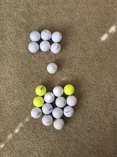 6 Tp5 13 Zstar And 1 ProV1s