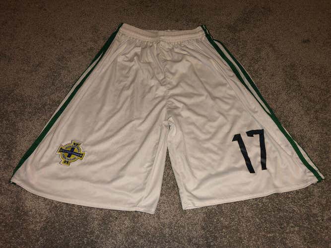 Adidas Northern Ireland Football Soccer Shorts Men’s Size XL White