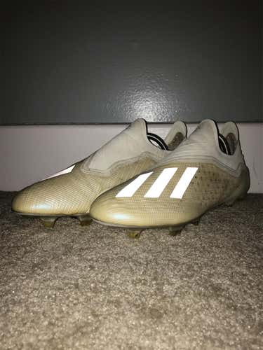 Adidas x 18+ whiteout size 9.5 men’s (women’s 10.5)